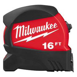 Milwaukee Tool Tape Measure,SAE,Blade 16 ft. L  48-22-0416