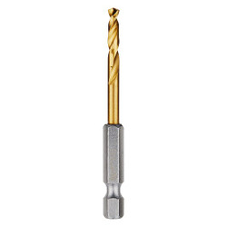 Milwaukee Tool Hex Shank Drill,5/32",HSS 48-89-4607