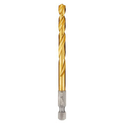 Milwaukee Tool Hex Shank Drill,1/4",HSS 48-89-4613