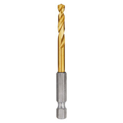 Milwaukee Tool Hex Shank Drill,3/16",HSS 48-89-4609