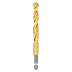 Milwaukee Tool Hex Shank Drill,21/64",HSS 48-89-4618