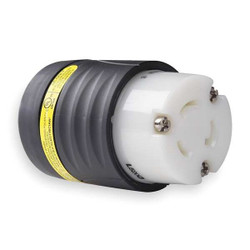 Legrand GrdMntrLckCon,Strt;20A;BlkWht,Nyl,L5-20R L520CGCM