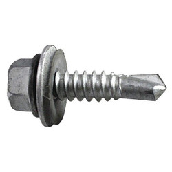 American Garage Door Supply Hinge Screw, Door Mount, 1 in L, PK24 TAOS141W