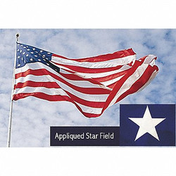 Nylglo US Flag,15x25 Ft,Nylon 1657