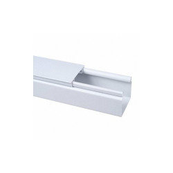 Panduit Wire Duct,Hinging Cover,White,L 6 Ft HS4X4WH6NM