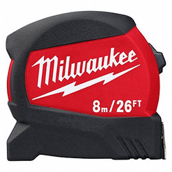 Milwaukee Tool Tape Measure,Blade 26 ft./8m L  48-22-0426