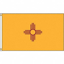 Nylglo New Mexico Flag,4x6 Ft,Nylon 143770