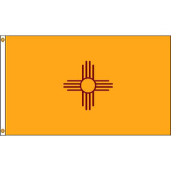 Nylglo New Mexico Flag,4x6 Ft,Nylon  143770