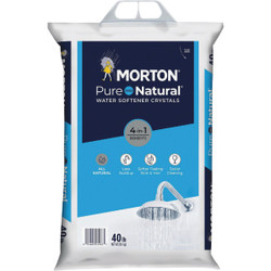 Morton Pure & Natural 40 Lb. Water Softener Salt Crystals F149830000G