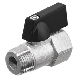 Usa Industrials Manual 2-Way Ball Valve,NPT,304 SS ZUSA-VLV-64