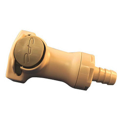 Colder Coupler,Polypropylene,Gray,Push In HFCD17812