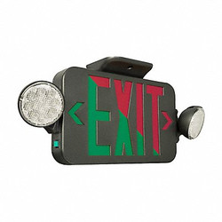 Compass LED Lighted Exit Sign CCRGRCB