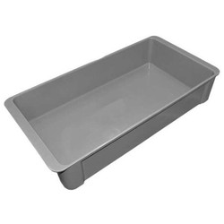 Molded Fiberglass Stking Ctr,Gray,Solid,FRP 8084085136