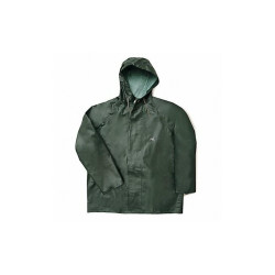 Helly Hansen Rain Jacket with Hood,Green,2XL 70300_490-2XL