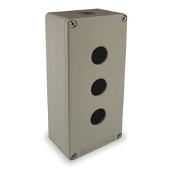 Schneider Electric PushButtonEnclosure,22mm,3Hole,DiCstZinc XAPG39203