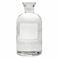 Wheaton BOD Bottle,143 mm H,Clear,69 mm Dia,PK24 227498