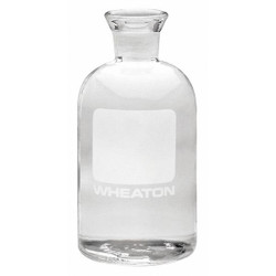 Wheaton BOD Bottle,143 mm H,Clear,69 mm Dia,PK24  227498