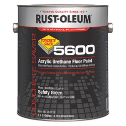 Rust-Oleum Floor Paint,Safety Green,1 gal,Can 261118