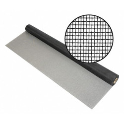 Phifer Screen, Roll, 100 ft L, 4 ft W, Charcoal 3003382