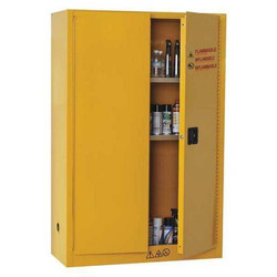 Condor Flammable Safety Cabinet,45 Gal.,Yellow 42X501