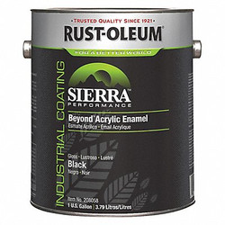 Rust-Oleum Acryl EnamelBlackBeyond Gloss,1gal 208058