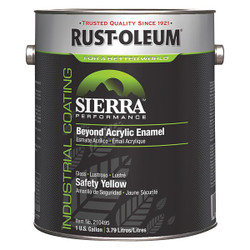 Rust-Oleum Acryl EnamelSafeYellowGlos,1gal 210495