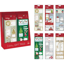 Paper Images Assorted Christmas Gift Tags (15-Pack) CTGF15A-4CD Pack of 96