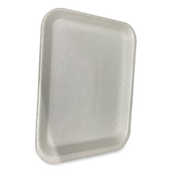 GEN Meat Trays, #4S, 9.5 x 7.25 x 0.5, White, 500/Carton 4SWH