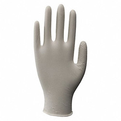 Condor Disposable Gloves,Rubber Latex,S,PK100 48UM24