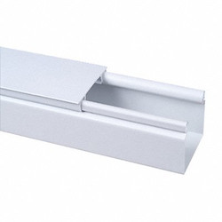 Panduit Wire Duct,Hinging Cover,White,L 6 Ft HS3X3WH6NM