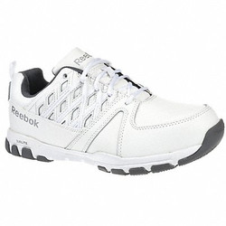Reebok Athletic Shoe,W,9 1/2,White,PR RB4443