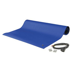 Scs Dissipative Table Mat,Blue,2 x 4 ft. 8900