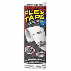 Flex Seal Flex Tape,10 cu ft,Rubber Base,White TFSWHTR1210