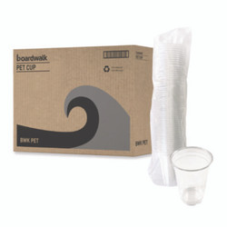 Boardwalk® Clear Plastic PET Cups, 14 oz, 50/Bag, 20 Bags/Carton BWKPET14