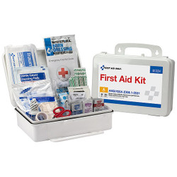 First Aid Only First Aid Kit w/House,94pcs,10x7",WHT 91324