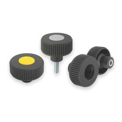 Kipp Hand Knob,Black,Matte K0260.51A1X20