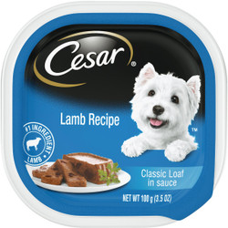 Cesar Classic Loaf Lamb Adult Wet Dog Food, 3.5 Oz. 798131