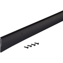 M-D 2 In. x 36 In. Matte Black Economy Aluminum & Vinyl Door Sweep 11820