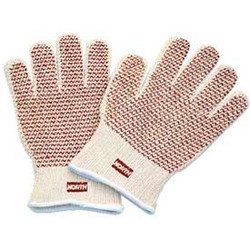 NorthGrip-N Hot Mill Glove Nitrile N-Pattern  Knit Wrist 51/7147 12 Pairs