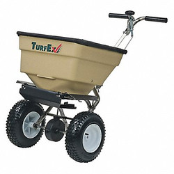 Turfex Push Spreader,Manual Lever Flow Control TS70