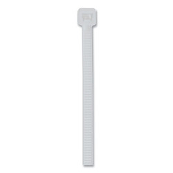 General Purpose Cable Ties, 30 lb Tensile Strength, 5.7 in L, Natural, 1,000 Ea/Bag