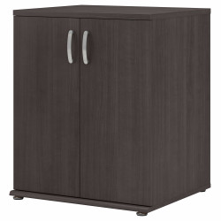 Bush Business Furniture Universal Floor Storage Cabinet with Doors and Shelves UNS128SG