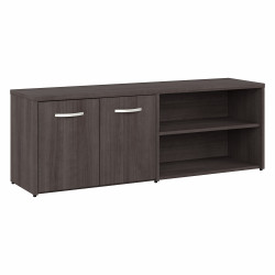 Bush Business Furniture Hybrid Low Storage Cabinet with Doors and Shelves HYS160SG-Z