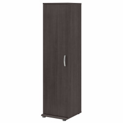 Bush Business Furniture Universal Narrow Linen Tower with Door and Shelves LNS116SG-Z