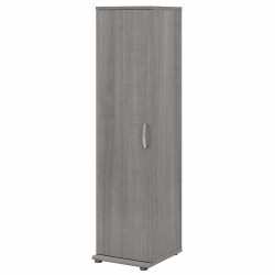 Bush Business Furniture Universal Narrow Linen Tower with Door and Shelves LNS116PG-Z