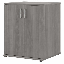 Bush Business Furniture Universal Laundry Room Storage Cabinet with Doors and Shelves LNS128PG-Z