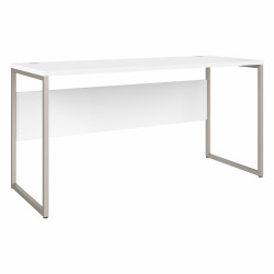 Bush Business Furniture Hybrid 60W x 24D Computer Table Desk with Metal Legs HYD260WH