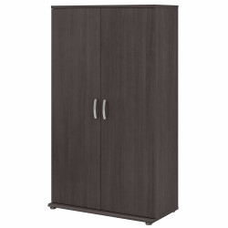Bush Business Furniture Universal Tall Clothing Storage Cabinet with Doors and Shelves CLS136SG-Z