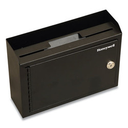 Honeywell Drop Box Safe With Keys, 9.9 X 3 X 7.1, 0.12 Cu Ft, Black 6204