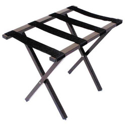 Hospitality 1 Source Folding Luggage Rack,22 in W,Steel LRPCBR